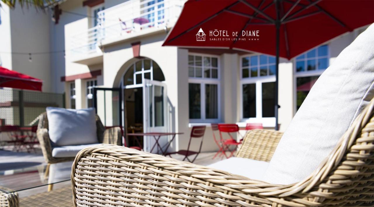 Hotel De Diane Sables-dʼOr-les-Pins Zewnętrze zdjęcie